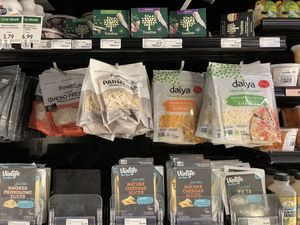 So many cheese options! at Wheatsville Food Co-op in Austin