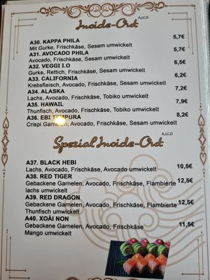 Sushi at NYNAMY in Ingolstadt