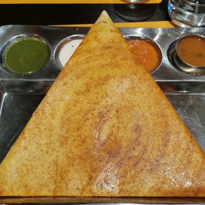Mysore Masala Dosa at Krishna Vilas in Luxembourg City