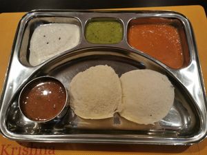 Idli at Krishna Vilas in Luxembourg City