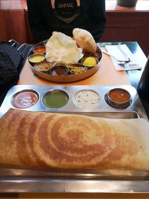 Masala dosa at Krishna Vilas in Luxembourg City