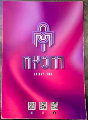 Menu page at Nyom at Nyom in Berlin