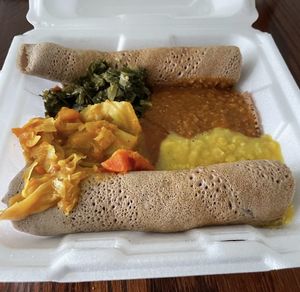 Special 5 Veggies Combo   at Gursha Ethiopian Grill in Des Moines