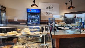 Inside at Basilico's Pizzeria in Dickson City