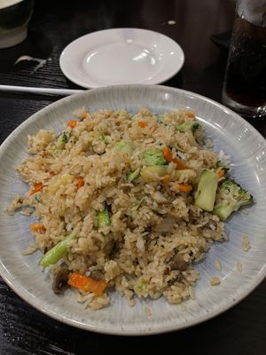 Vegetable fried rice no butter no eggs at Miyabi Sushi in Daytona Beach