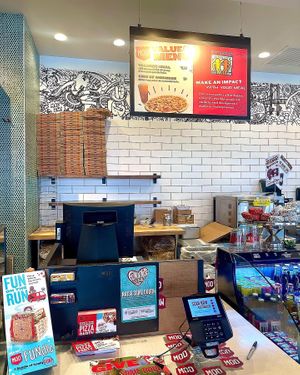 Checkout   at Mod Pizza in Dallas