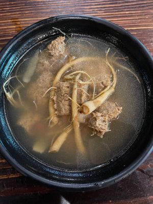 1019 Veg Ginseng Chicken Soup - doesn’t come with rice RM19.90 at Life Cafe @ Padungan in Kuching