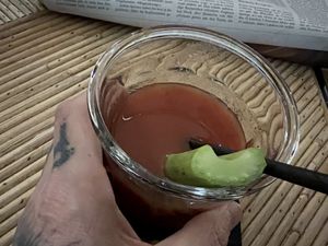 virgin bloody mary  at Hafenstadt Urban Area in Klagenfurt