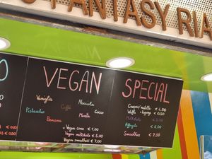Cafe is not vegan at Gelato Fantasy - San Giovanni in Venice