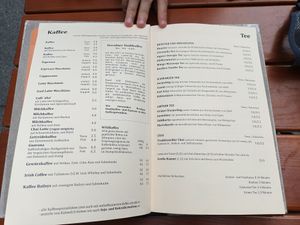 Menu5 at Aha Cafe in Dresden