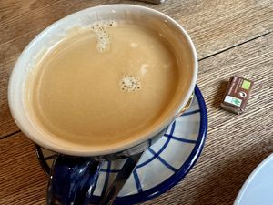 coffee  at Aha Cafe in Dresden