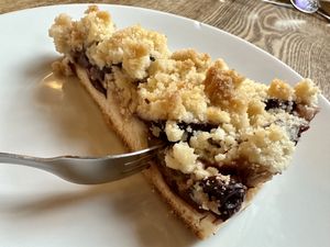 vegan cake  at Aha Cafe in Dresden