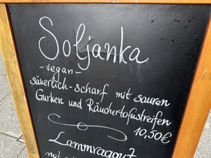 eastern stew / soup  at Aha Cafe in Dresden