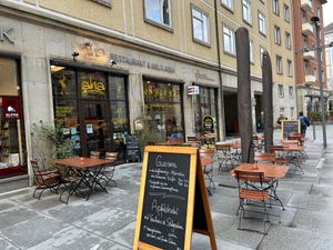 store front  at Aha Cafe in Dresden