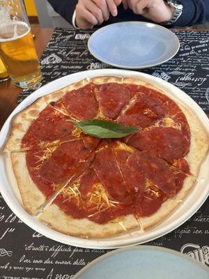 Piadizza con salame piccante   at Il Pirata della Piada in Rosate