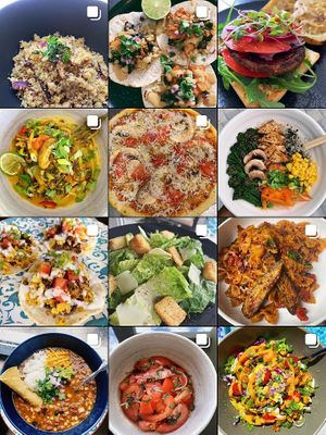 A Variety of WFPB meals by Chef Ana. at Plant Rich Vegan in Wellington