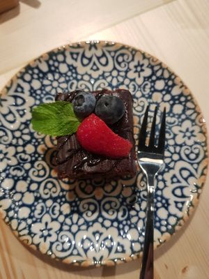 Brownie at Bibliotheek Oosterschelde in Goes