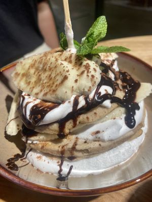 Banana pancakes  at Bibliotheek Oosterschelde in Goes