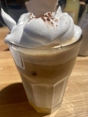 Iced coffee  at Bibliotheek Oosterschelde in Goes