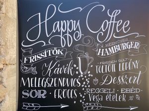 Táblánk at Happy Coffee in Nagyborzsony