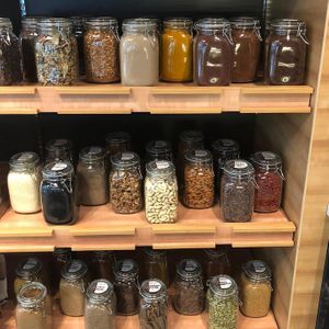 Interior at Spicebox Organics Market & Cafe in New Territories