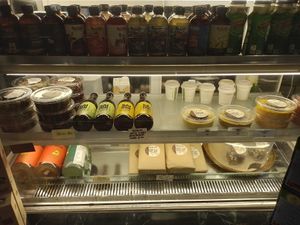 Refrigerated Counter. at Spicebox Organics Market & Cafe in New Territories