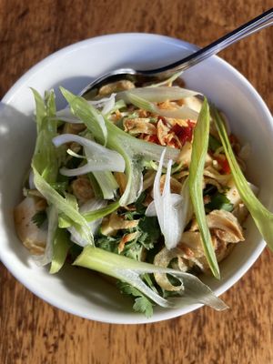 Chickpea curd 🥰  at Plenty of Clouds in Seattle