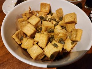 Dan dan noodles + tofu at Plenty of Clouds in Seattle