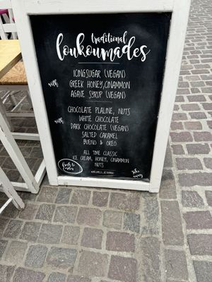 Menu   at Meli Melo in Crete