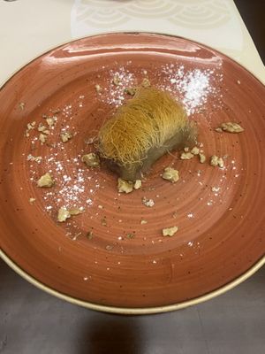 Desert. Never caught the name of it  at Orexi in Rhodes