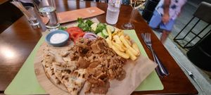 Gyros at Orexi in Rhodes
