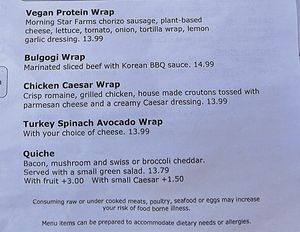The wraps  at True Food Kitchen in Annapolis