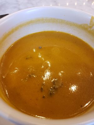 Amazing butternut squash soup! Took a second bowl home, it was so tasty! at True Food Kitchen in Annapolis