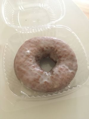 Vegan Glazed Donut at Donut Villa Diner in Cambridge