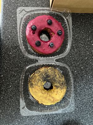 Blueberry and lemon poppy  at Donut Villa Diner in Cambridge
