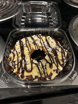 Almond joy donut  at Donut Villa Diner in Cambridge