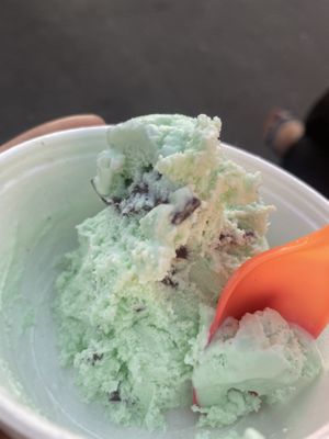 Shamrock Mint at Skoops Ice Cream in Barberton