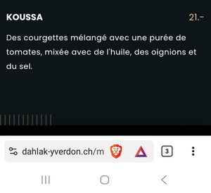  at Dahlak in Yverdon-les-bains