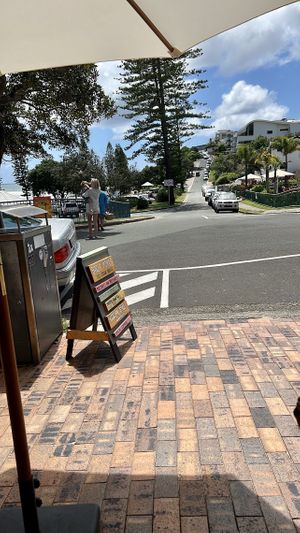 View  at Sugar Mama's Ice Cream Shack in Moffat Beach
