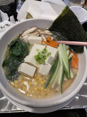 Vegan ramen. Delicious!  at Mojo in Lititz