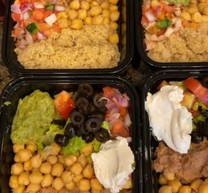 Meal prep at The Alkaline Electric Goddess in Indianapolis
