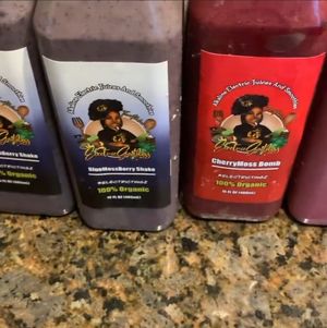 Sea moss drink at The Alkaline Electric Goddess in Indianapolis