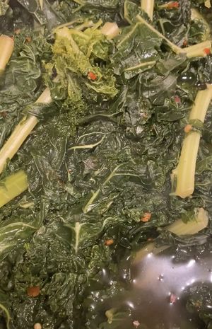 Southern greens   at The Alkaline Electric Goddess in Indianapolis