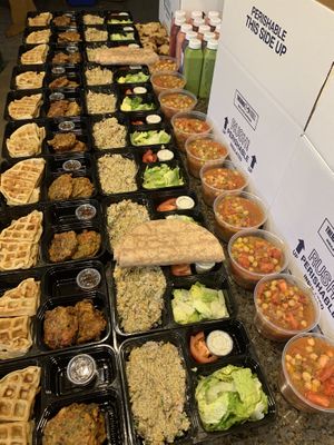 Meal prep   at The Alkaline Electric Goddess in Indianapolis