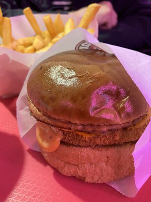 Not Chicken Fil A  at VEGAN FOX in Buenos Aires