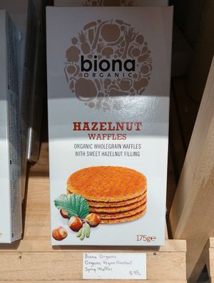 Vegan Hazelnut Waffles at Slowood - Central in Hong Kong Island