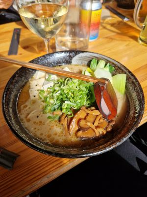 Veggie ramen at Ramen to Bíiru in Malmo