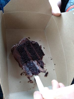 Had cake to take away. 😍 at Fountain Cottage Cafe in Hexham