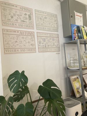 Pretty decor  at Veggies - 베지스 in Seoul