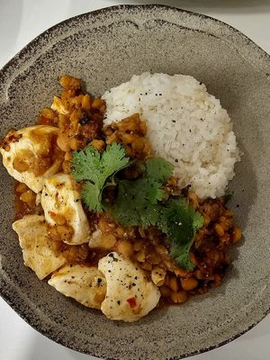 mapo tofu at Veggies - 베지스 in Seoul